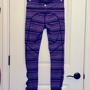 L4  LULULEMON ATHLETICA SZ 6 GorgeousPurple blend~pre-loved worn 1x great cond!